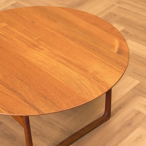 Danish coffee table in teak by Peter Hvidt & Orla Mølgaard for France & Daverkosen