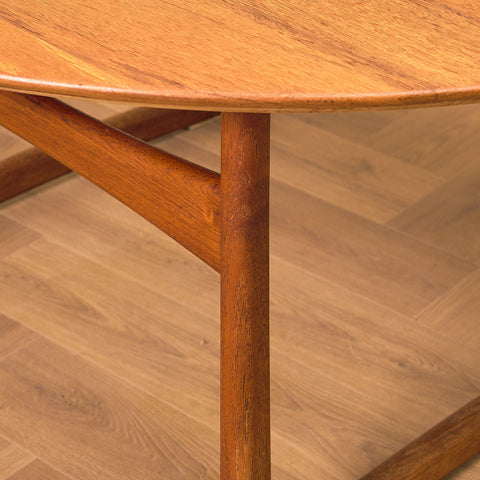 Danish coffee table in teak by Peter Hvidt & Orla Mølgaard for France & Daverkosen