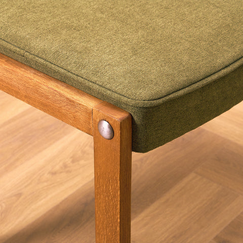 Swedish armchair and stool in teak by Bröderna Andersson, Ekenässjön