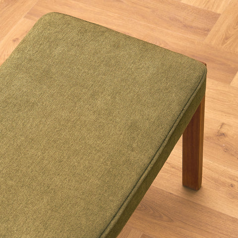 Swedish armchair and stool in teak by Bröderna Andersson, Ekenässjön