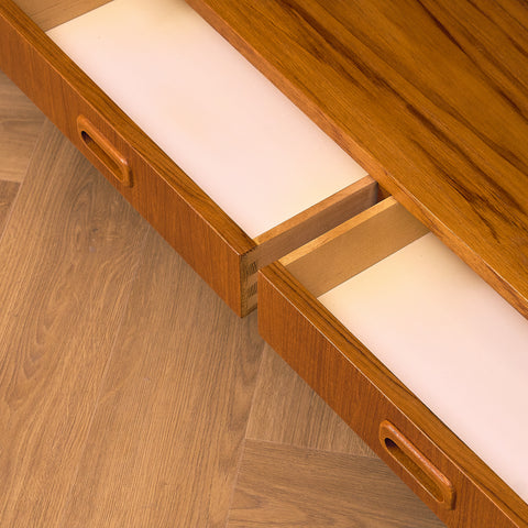 Swedish bookshelf in teak