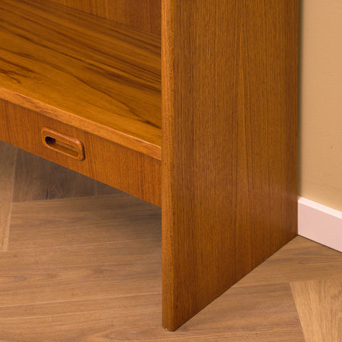 Swedish bookshelf in teak