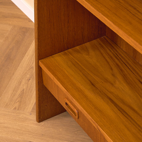 Swedish bookshelf in teak
