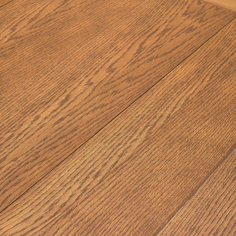Danish oval dining table in smoked oak