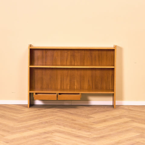 Swedish bookshelf in teak and beech