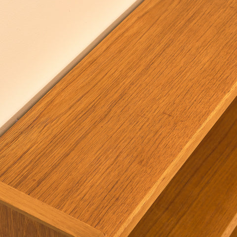 Swedish bookshelf in teak and beech