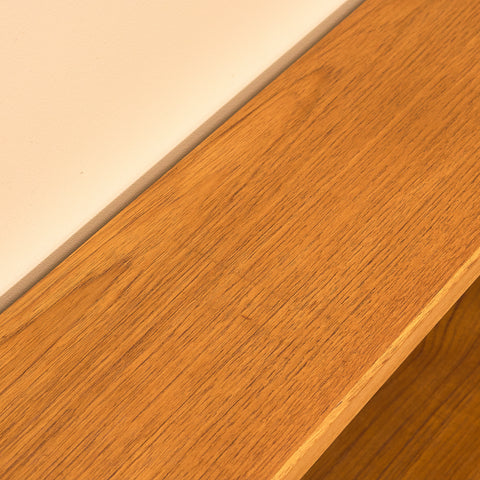 Swedish bookshelf in teak and beech