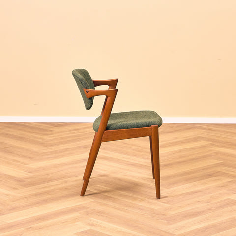 Rare set of 6 dining chairs 'model 42' by Kai Kristiansen for Andersen Møbelfabrik