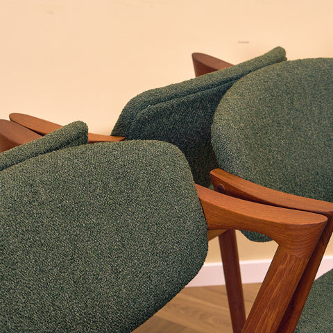 Rare set of 6 dining chairs 'model 42' by Kai Kristiansen for Andersen Møbelfabrik
