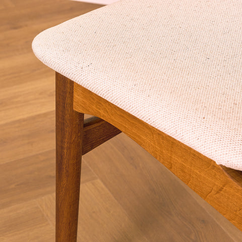 Danish dining chairs in teak and oak, Model 42A by Helge Sibast for Sibast