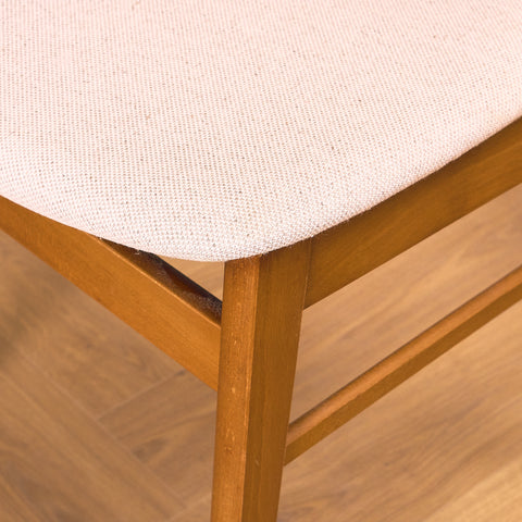 Danish dining chairs in teak and beech by Findahl