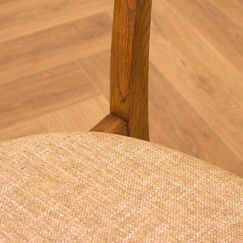 Danish dining chairs in teak and oak
