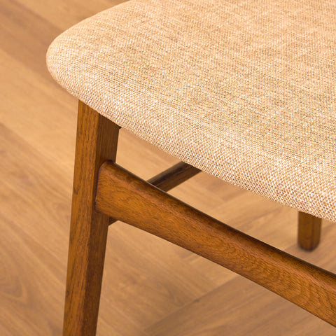 Danish dining chairs in teak and oak