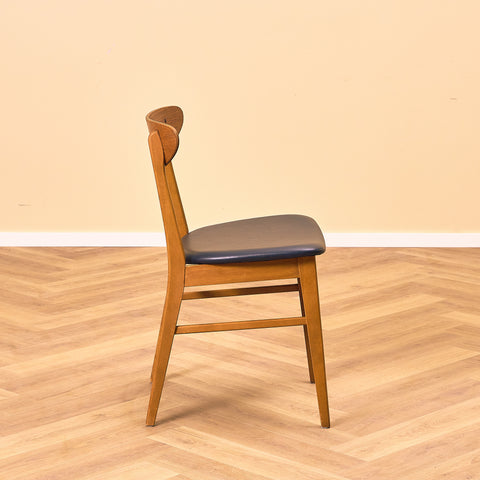 Dining chairs in teak & beech by Farstrup, model 210