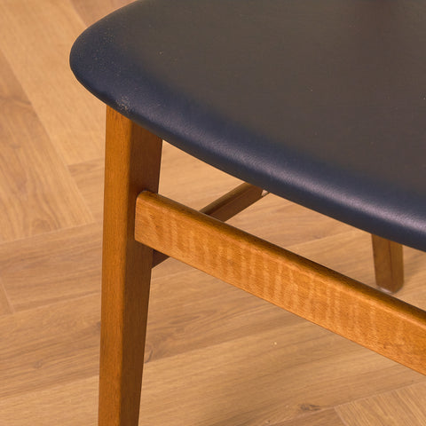 Dining chairs in teak & beech by Farstrup, model 210