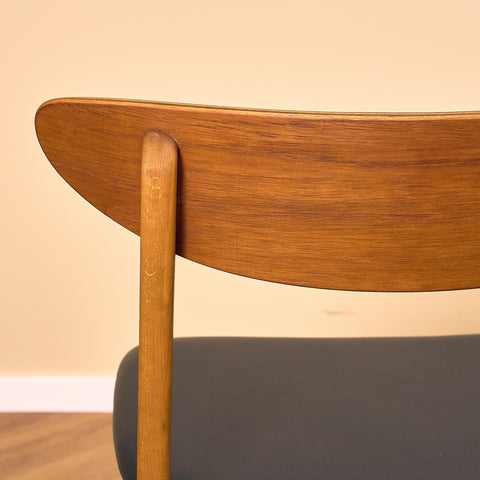 Dining chairs in teak & beech by Farstrup, model 210