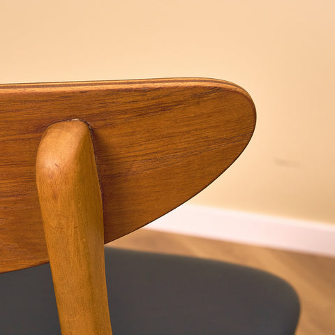 Dining chairs in teak & beech by Farstrup, model 210