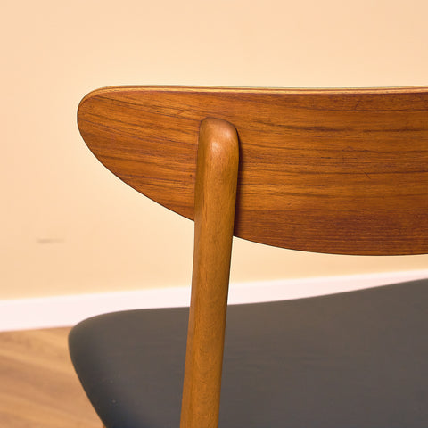 Dining chairs in teak & beech by Farstrup, model 210