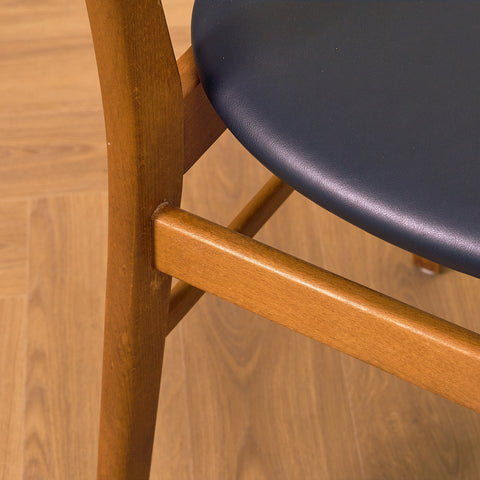 Dining chairs in teak & beech by Farstrup, model 210
