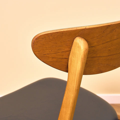 Dining chairs in teak & beech by Farstrup, model 210