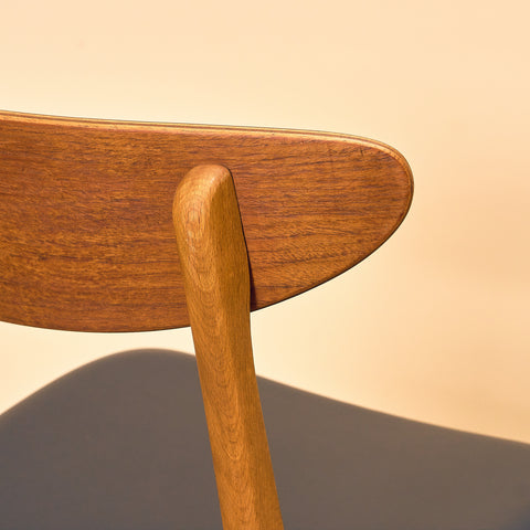 Dining chairs in teak & beech by Farstrup, model 210