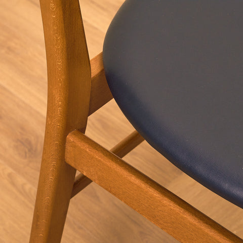 Dining chairs in teak & beech by Farstrup, model 210