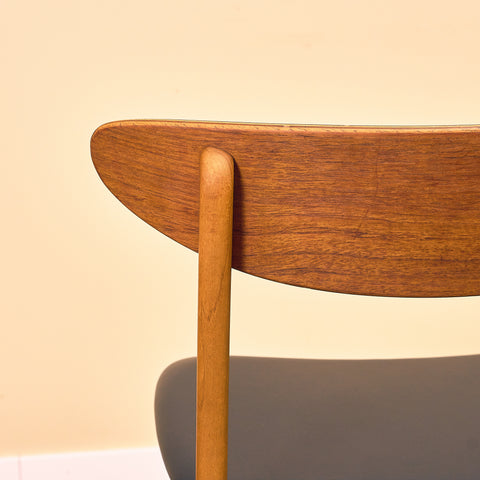 Dining chairs in teak & beech by Farstrup, model 210