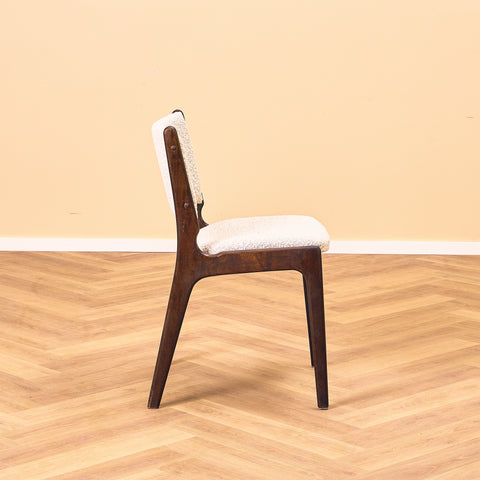 Danish dining chairs in mahogany by Erik Buch, model 98