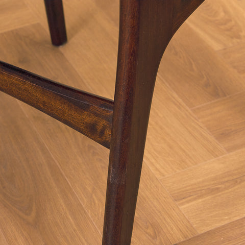 Danish dining chairs in mahogany by Erik Buch, model 98