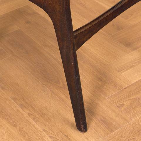 Danish dining chairs in mahogany by Erik Buch, model 98