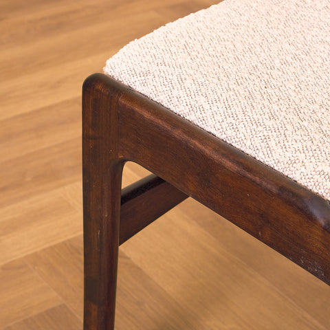 Danish dining chairs in mahogany by Erik Buch, model 98