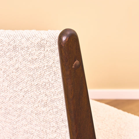 Danish dining chairs in mahogany by Erik Buch, model 98