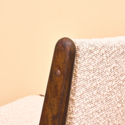 Danish dining chairs in mahogany by Erik Buch, model 98