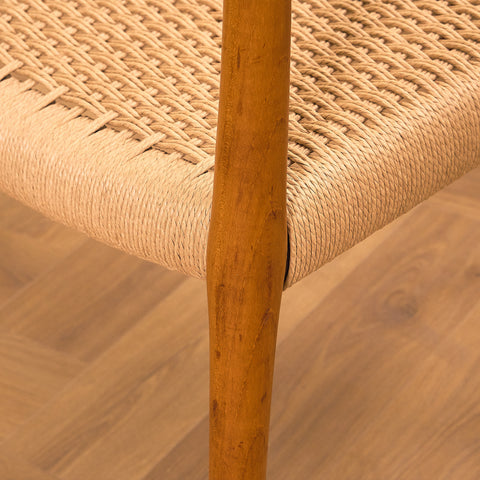 Danish dining chairs in solid teak  model 77, by Niels Otto Møller for J.L. Møllers Møbelfabrik