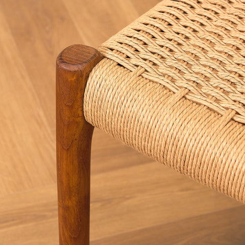 Danish dining chairs in solid teak  model 77, by Niels Otto Møller for J.L. Møllers Møbelfabrik