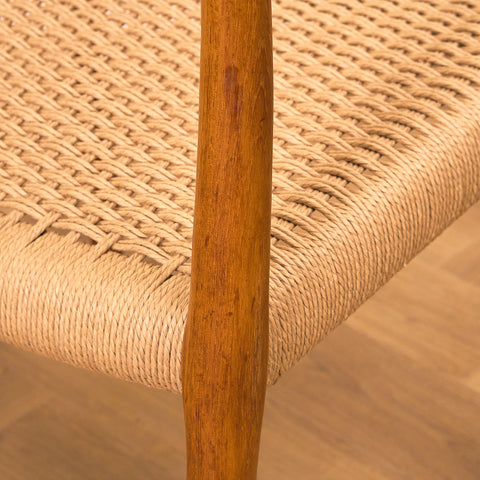 Danish dining chairs in solid teak  model 77, by Niels Otto Møller for J.L. Møllers Møbelfabrik