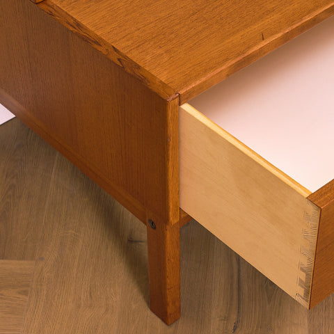 Swedish bookshelf in teak by Ulferts Tibro