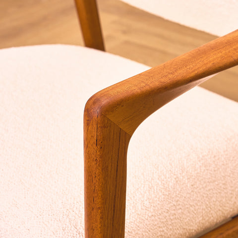 Swedish armchair in teak, model 'Ascot' by Folke Ohlsson for Dux