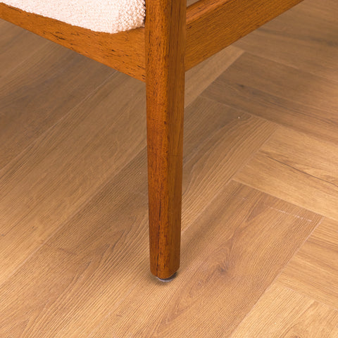Swedish armchair in teak, model 'Ascot' by Folke Ohlsson for Dux