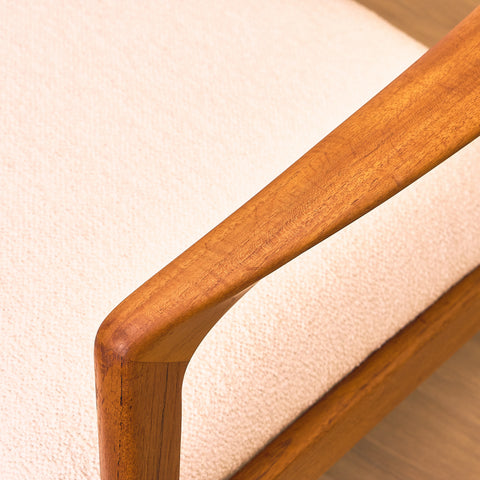 Swedish armchair in teak, model 'Ascot' by Folke Ohlsson for Dux