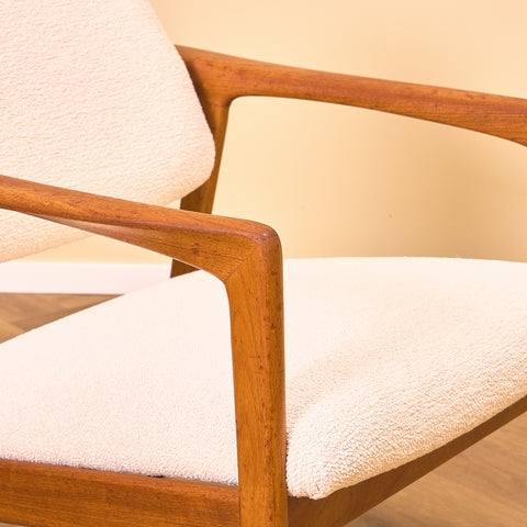 Swedish armchair in teak, model 'Ascot' by Folke Ohlsson for Dux