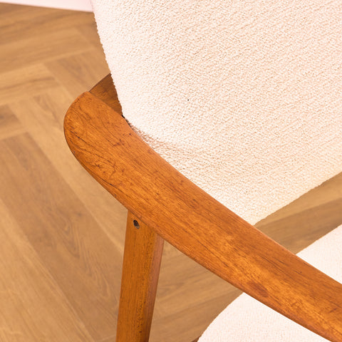 Swedish armchair in teak, model 'Ascot' by Folke Ohlsson for Dux