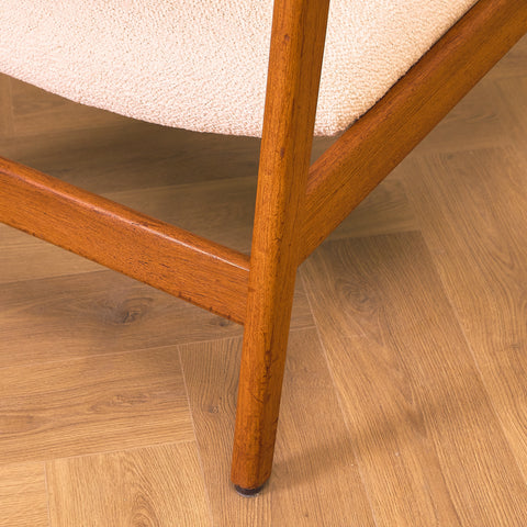 Swedish armchair in teak, model 'Ascot' by Folke Ohlsson for Dux