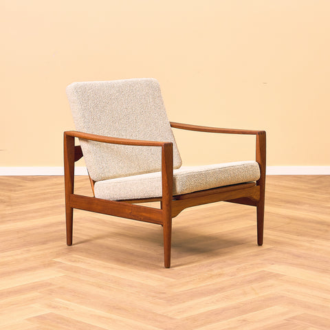 Danish armchairs in solid teak, model 'Lars' by Niels Koefoed for Koefoeds Møbelfabrik