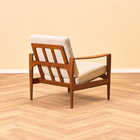 Danish armchairs in solid teak, model 'Lars' by Niels Koefoed for Koefoeds Møbelfabrik