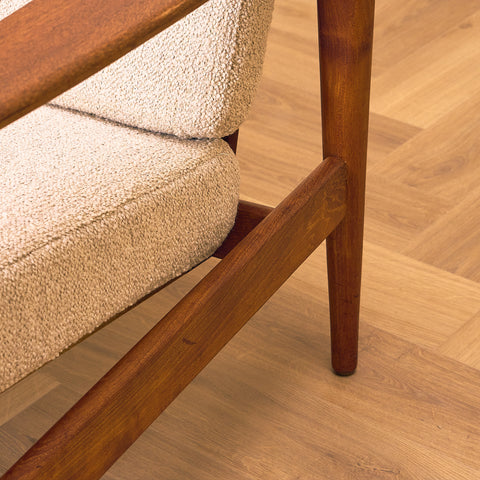 Danish armchairs in solid teak, model 'Lars' by Niels Koefoed for Koefoeds Møbelfabrik
