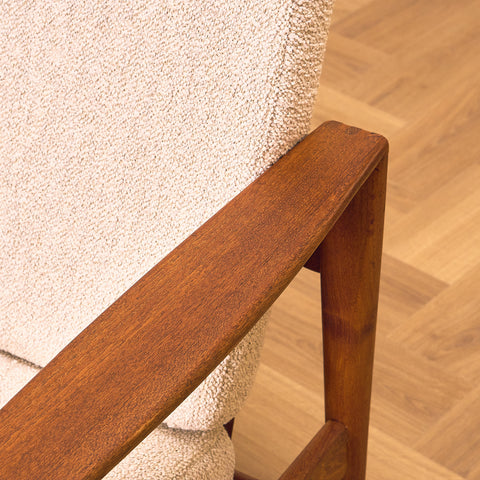 Danish armchairs in solid teak, model 'Lars' by Niels Koefoed for Koefoeds Møbelfabrik