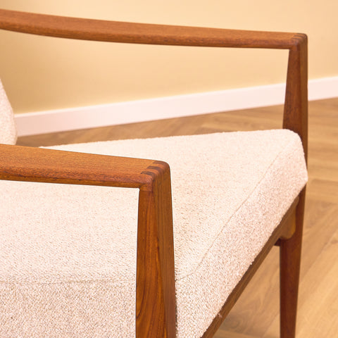 Danish armchairs in solid teak, model 'Lars' by Niels Koefoed for Koefoeds Møbelfabrik