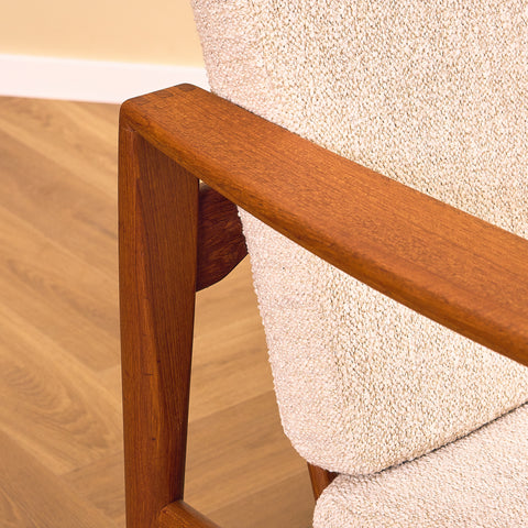 Danish armchairs in solid teak, model 'Lars' by Niels Koefoed for Koefoeds Møbelfabrik