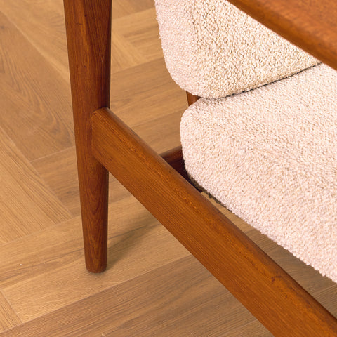 Danish armchairs in solid teak, model 'Lars' by Niels Koefoed for Koefoeds Møbelfabrik